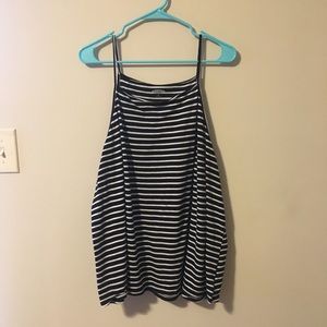 Old Navy Black/White Striped Tank